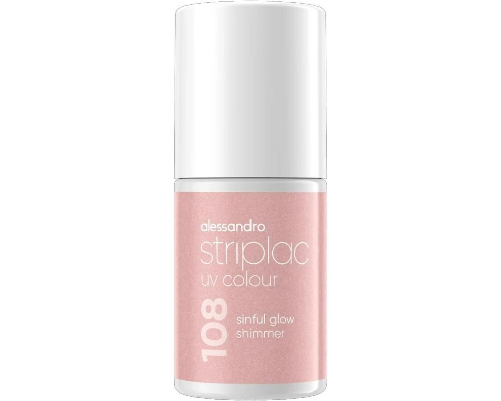 alessandro Nagellack Striplac UV Colour 108 Sinful Glow