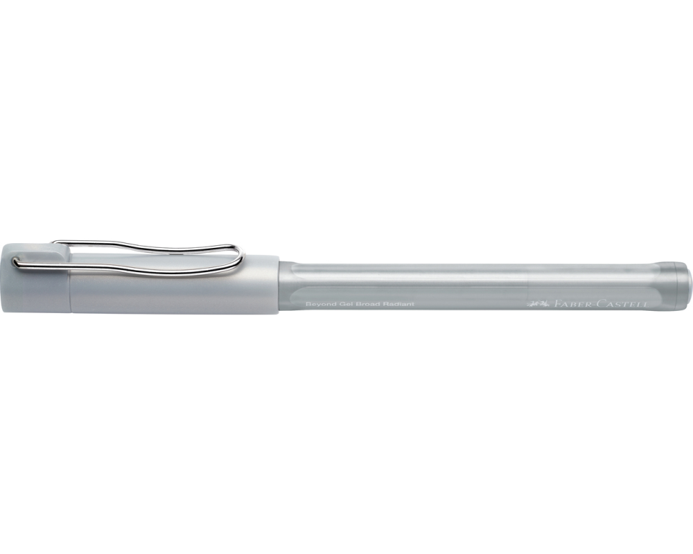 FABER-CASTELL Gelroller Beyond Broad 1mm 348882 Radiant silber