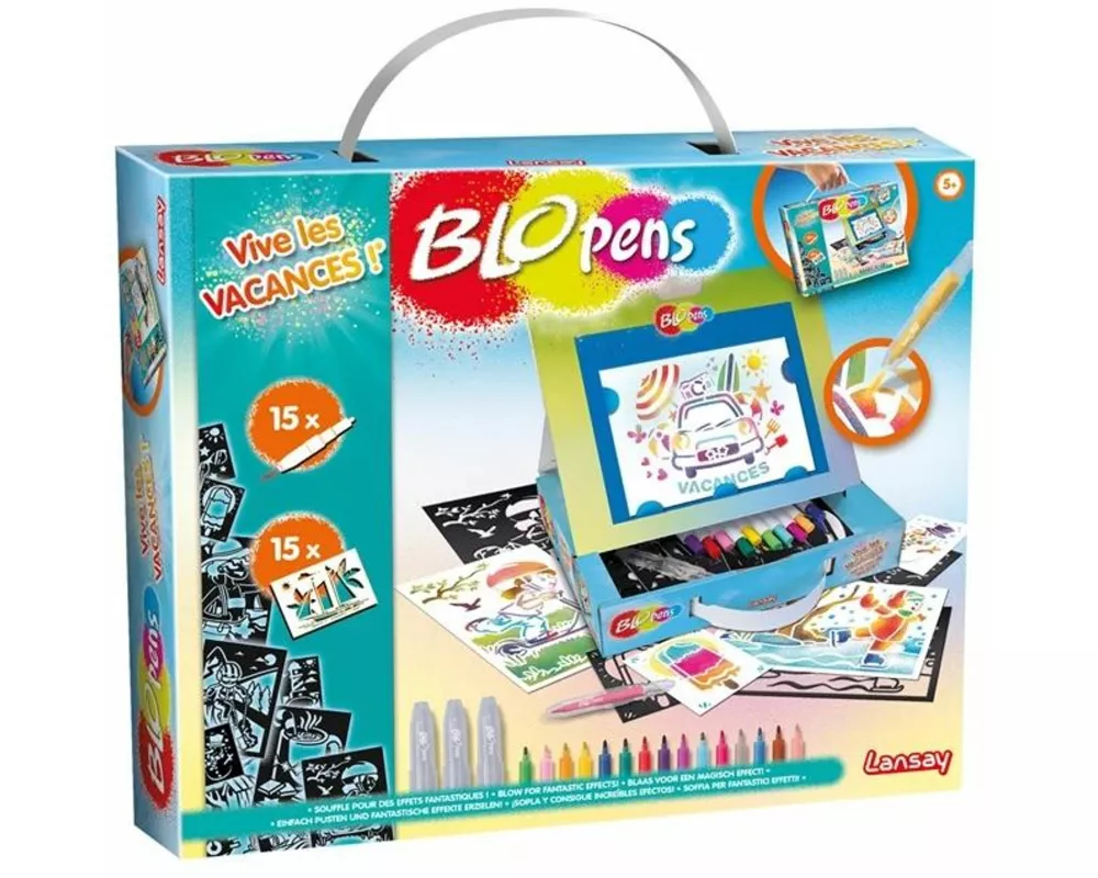 Lansay - BLOPENS Sprühstifteset Koffer