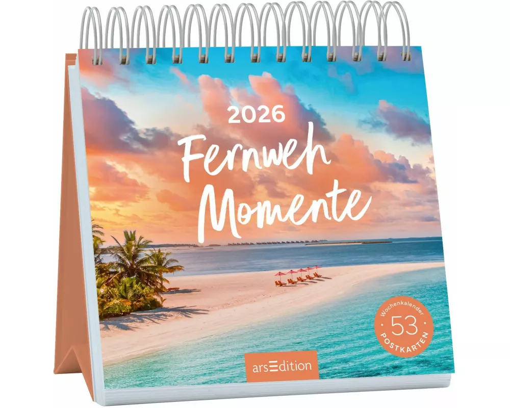 Postkartenkalender Fernwehmomente 2026