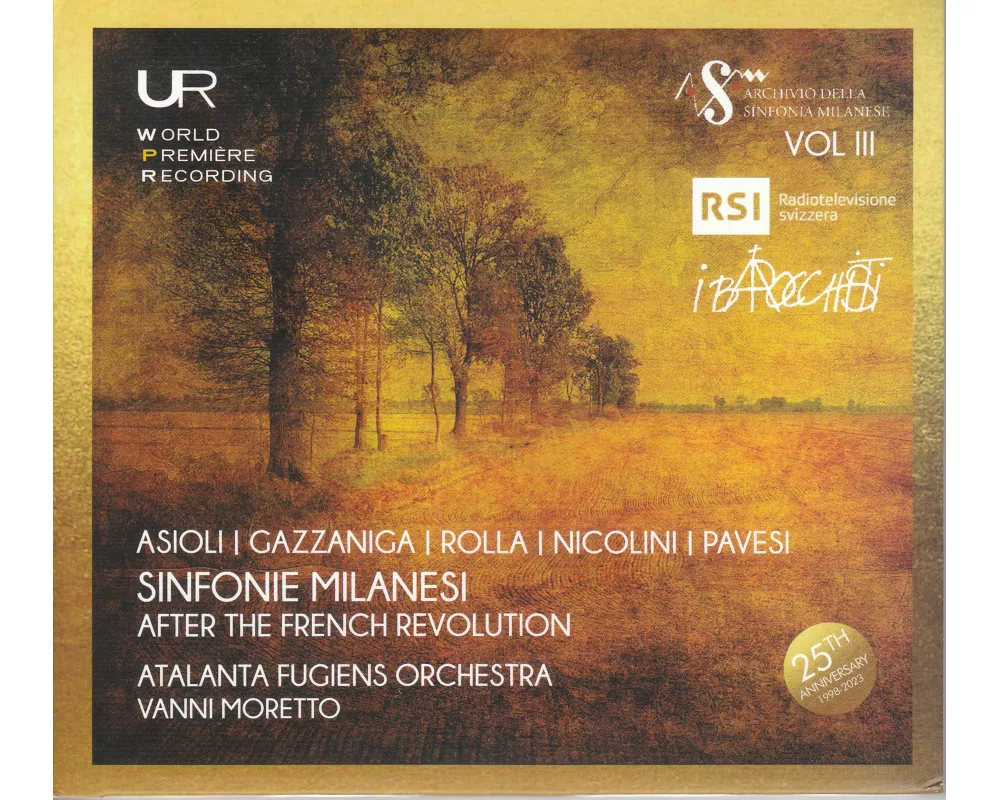 Sinfonie Milanesi after the French Revolution