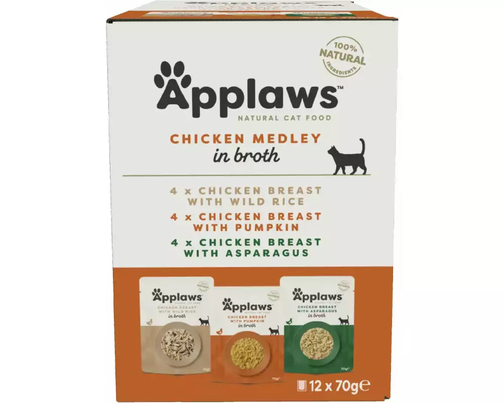 Applaws Nassfutter Multipack Chicken Selection 12 x 70 g