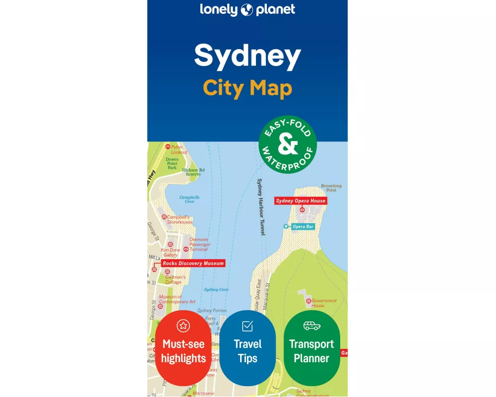Lonely Planet Sydney City Map