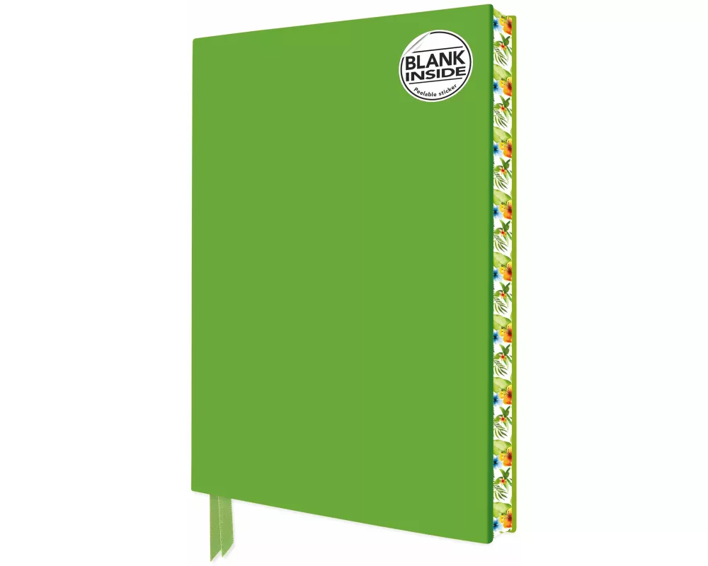 Spring Green Blank Artisan Notebook (Flame Tree Journals)