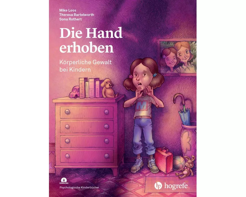 Die Hand erhoben