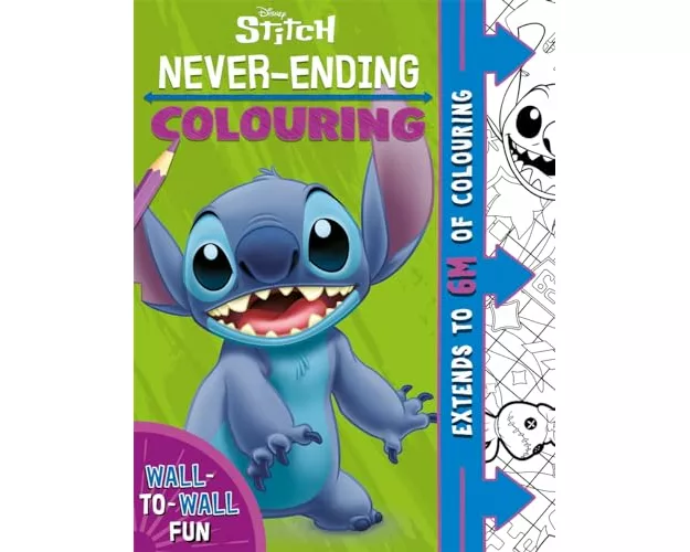 Disney Stitch: Never-Ending Colouring