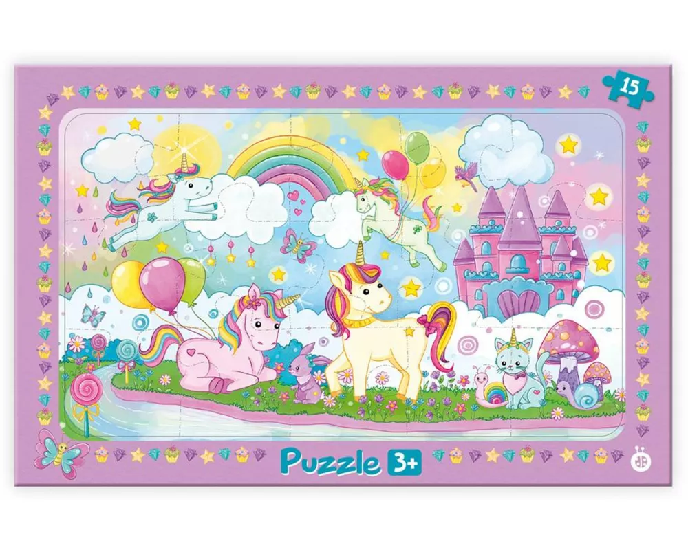 Trötsch Rahmenpuzzle Einhornwelt