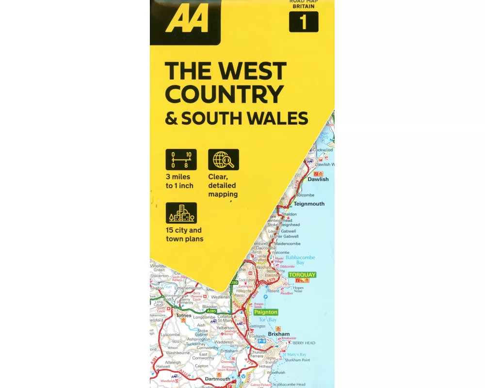 Road Map Britain 01. The West Country & South Wales