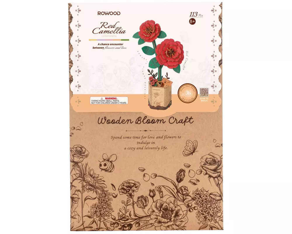 RoboTime Bausatz Red Camellia 113-teilig