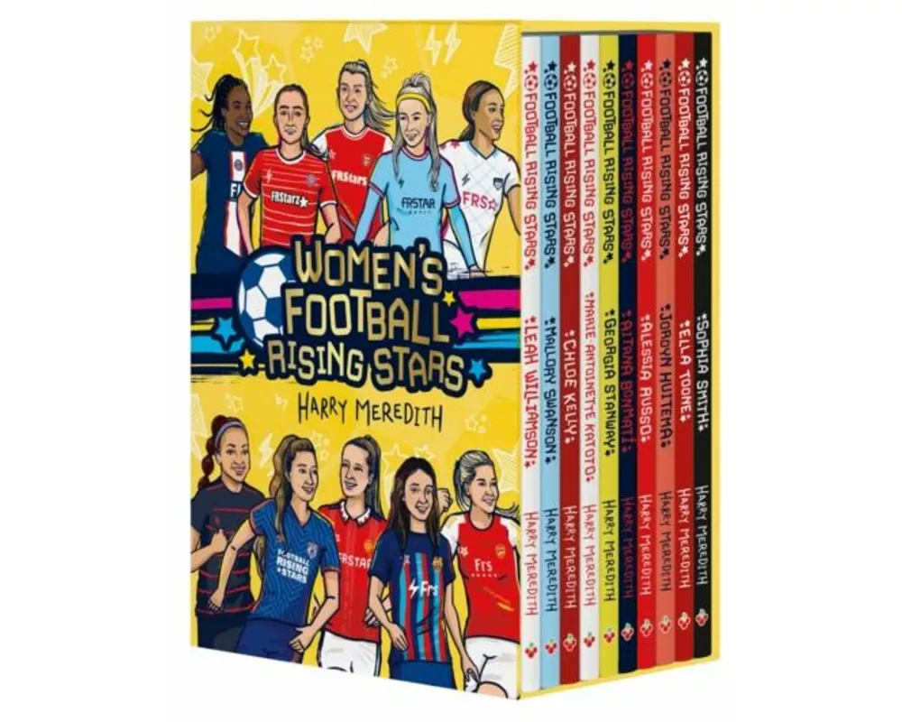 Women's Football Rising Stars: 10 Book Collection