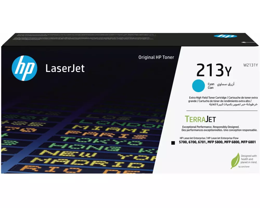 HP Toner 213Y (W2131Y) Cyan