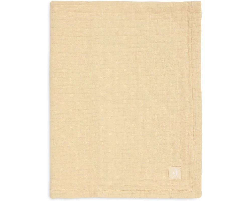 Jollein Schlafdecke Kinderbett 75x100 cm Jacquard – Vanilla – GOTS