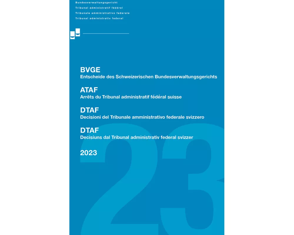 BVGE Jahresband 2023