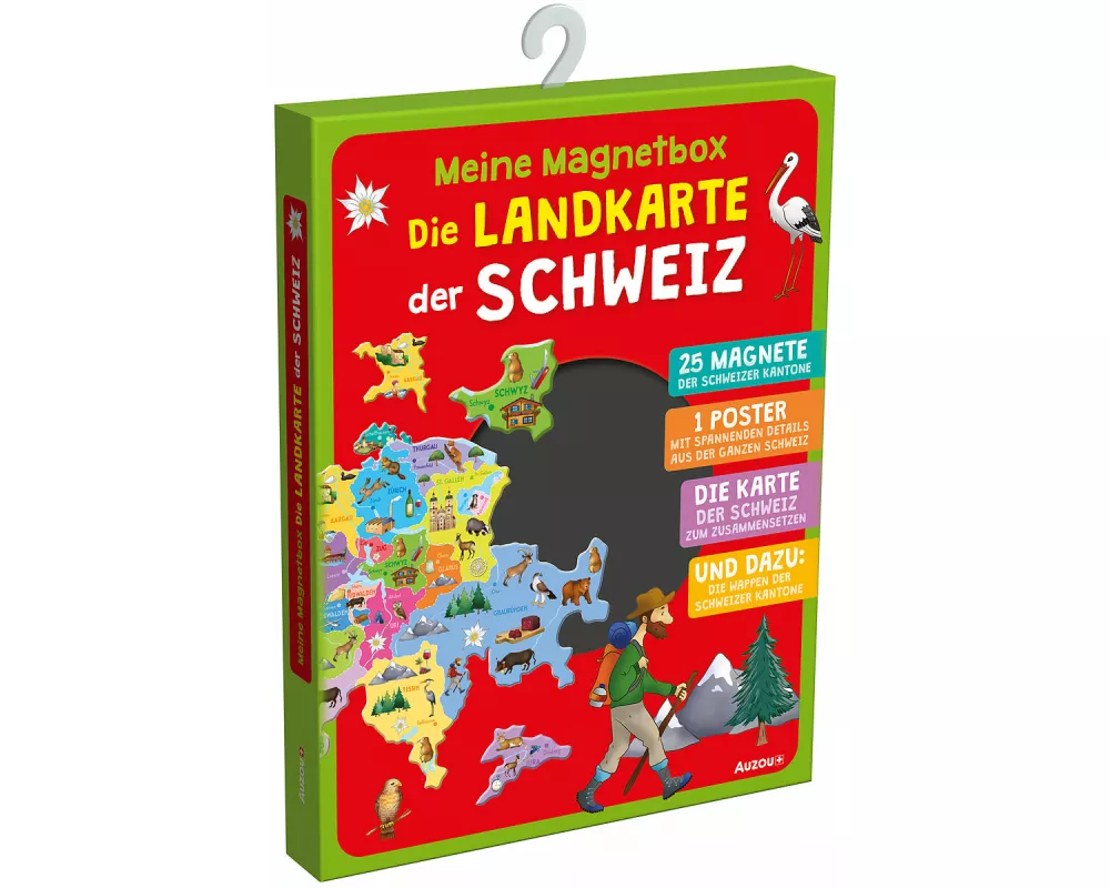 Meine Magnet-Box: Die Landkarte der Schweiz