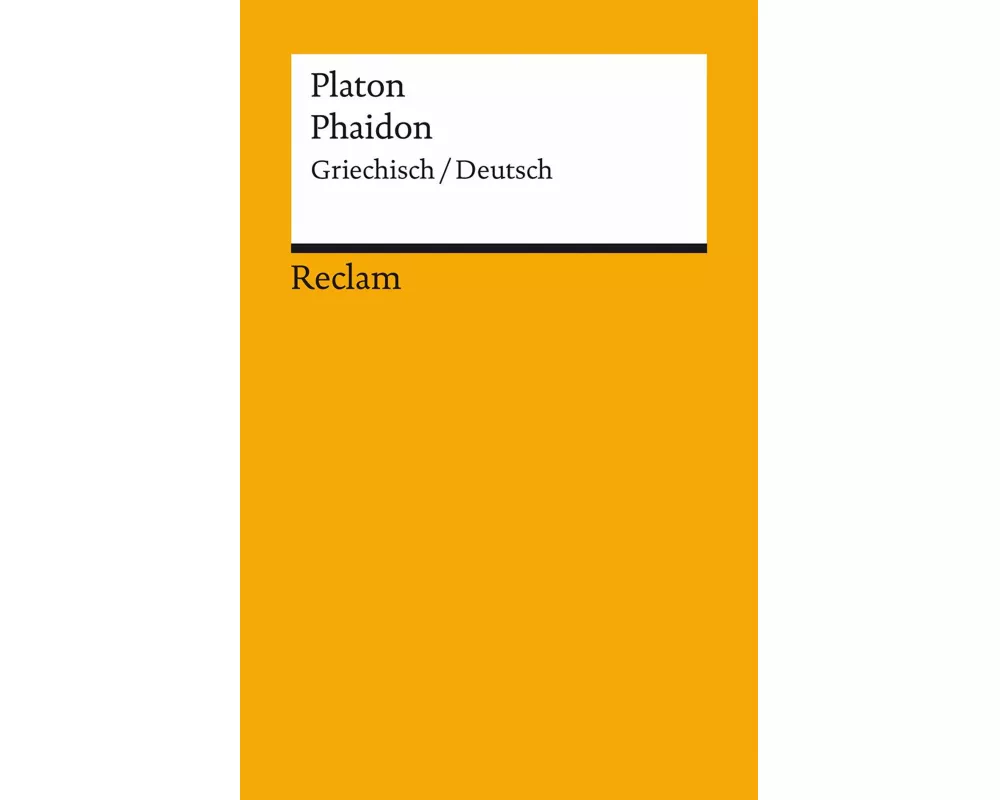 Phaidon. Griechisch/Deutsch