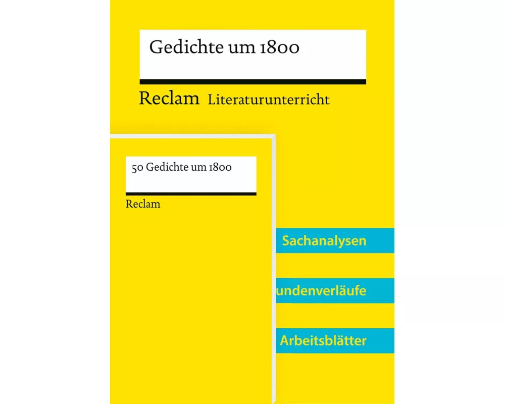 Lehrerpaket zum länderübergreifenden Abiturthema 2027–2029 »Literatur um 1800« (Textausgabe + Lehrerband)