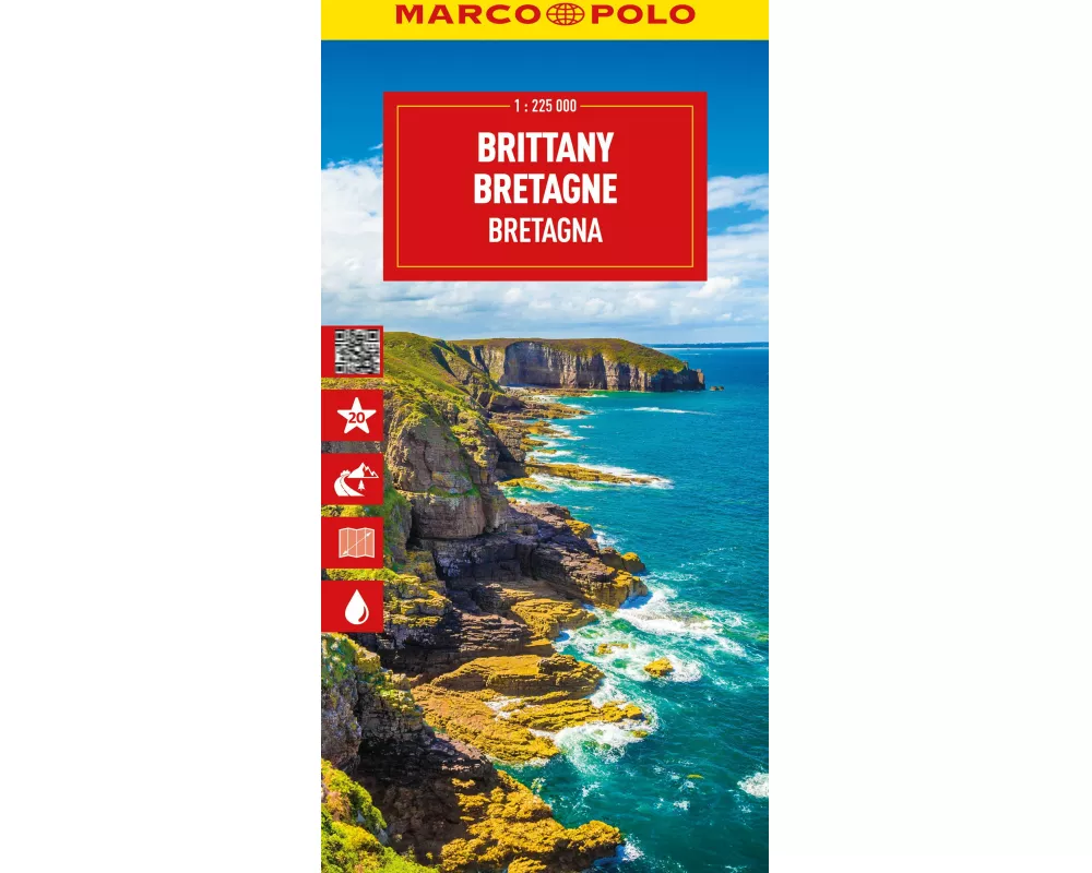 MARCO POLO Reisekarte Bretagne 1:225.000