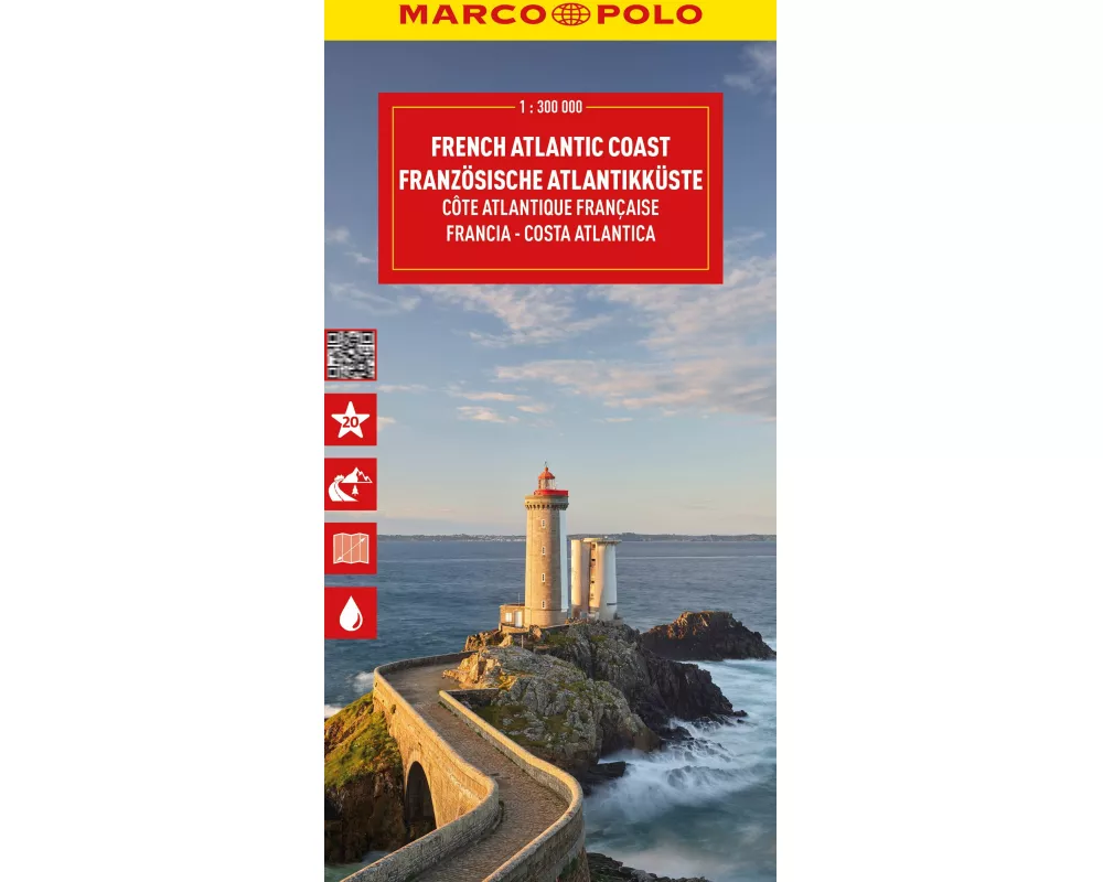 MARCO POLO Reisekarte Französische Atlantikküste 1:300.000