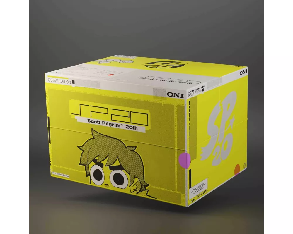 Scott Pilgrim 20th Anniversary B&W Hardcover Box Set