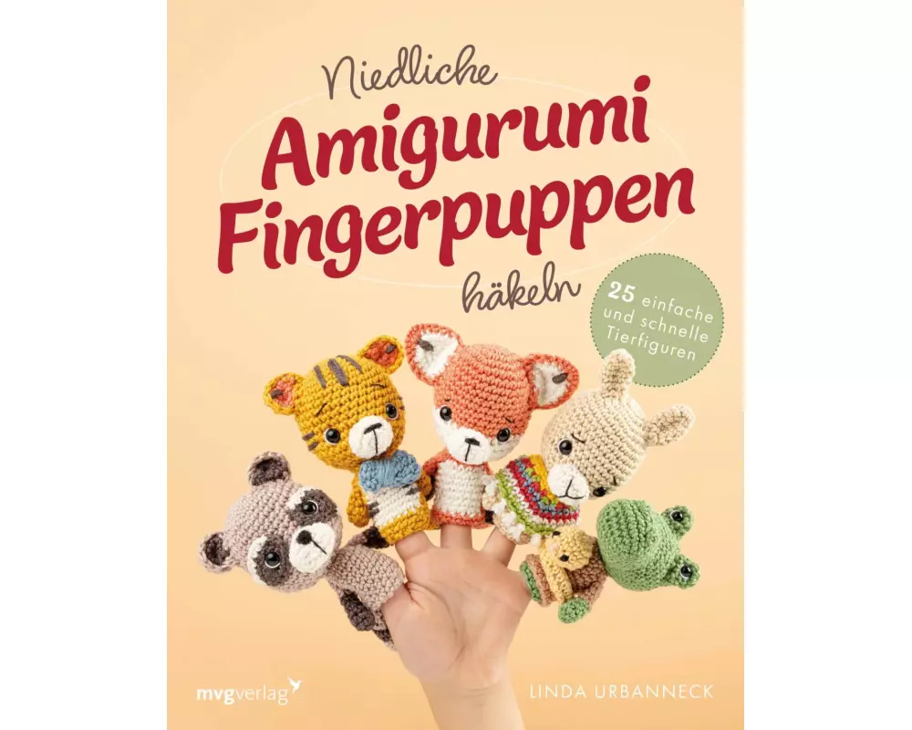 Niedliche Amigurumi-Fingerpuppen häkeln