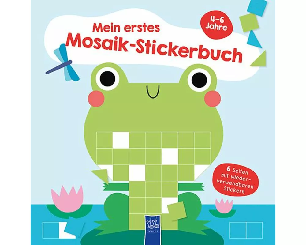Mein erstes Mosaik-Stickerbuch 4-6 Jahre (Cover Frosch)