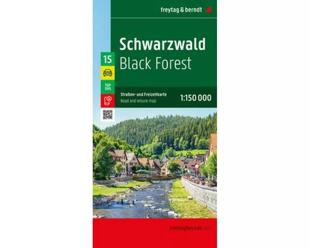 Schwarzwald, Straßen- und Freizeitkarte 1:150.000, freytag & berndt