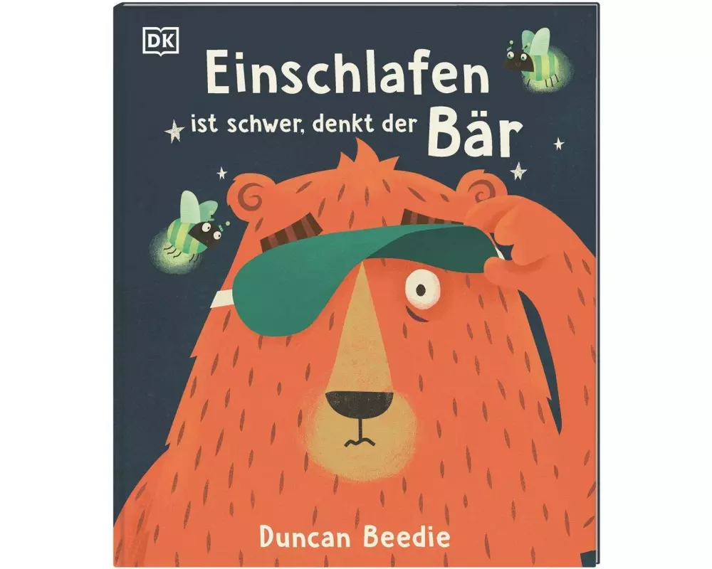 Einschlafen ist schwer, denkt der Bär