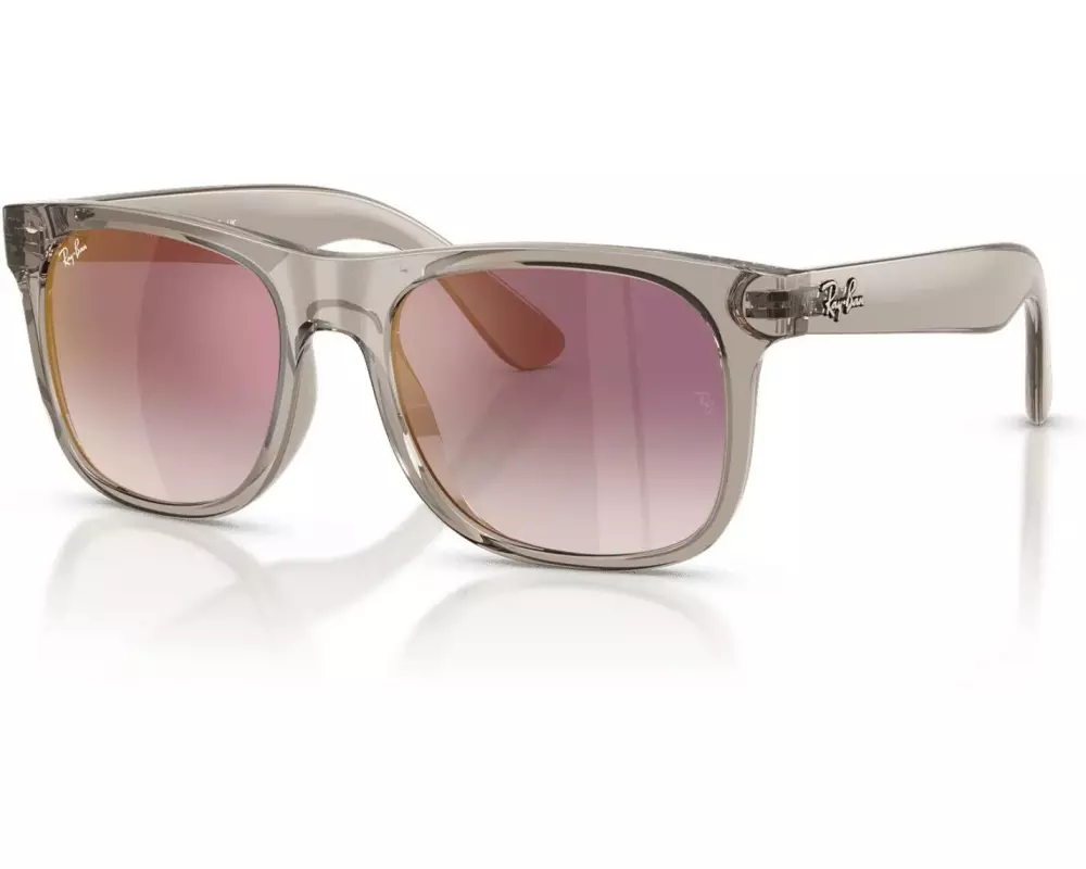 Ray-Ban Kinder-Sonnenbrille Junior Justin Transparent/Rot