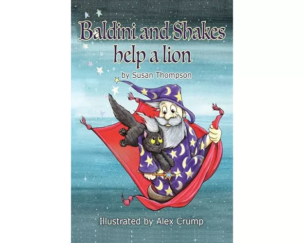 Baldini and Shakes help a Lion