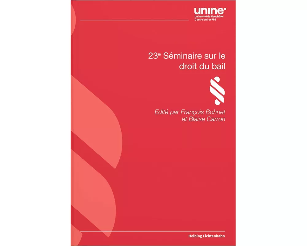 23e Séminaire sur le droit du bail