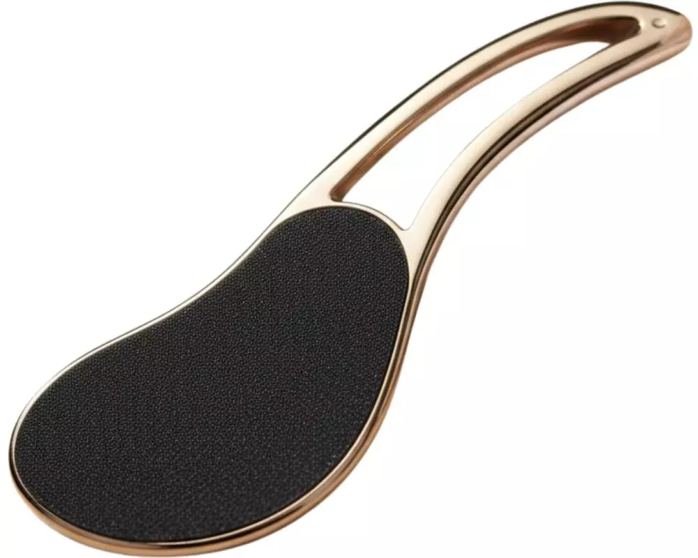 Herba Nano-Kristall Fussfeile, 17.5 cm, metallic gold