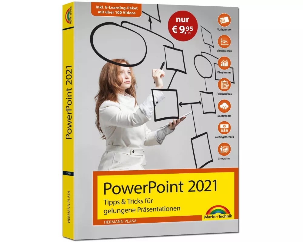 PowerPoint 2021 Tipps und Tricks für gelungene Präsentationen und Vorträge. Komplett in Farbe