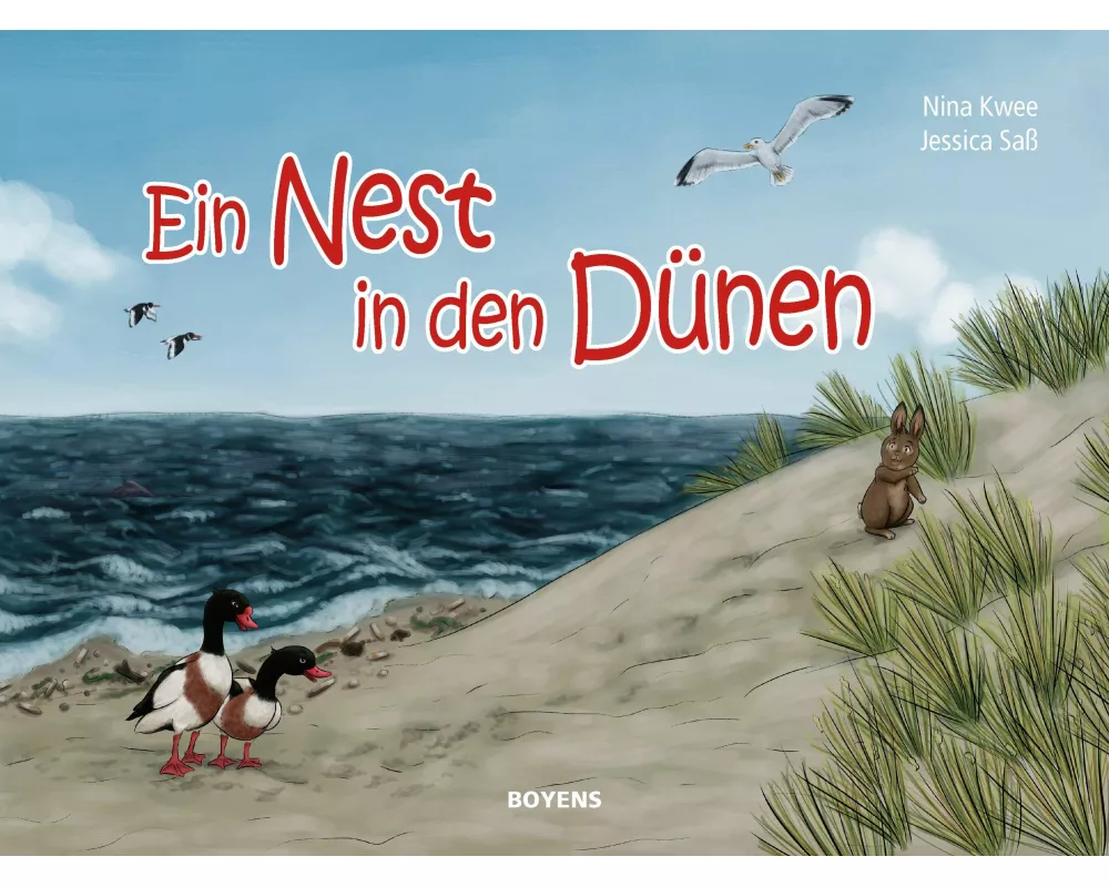 Ein Nest in den Dünen