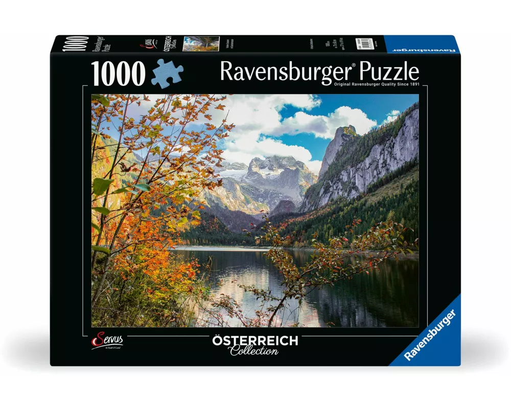 Erwachsenenpuzzle 1000 Teile - Vorderer Gosausee mit Dachsteinmassiv