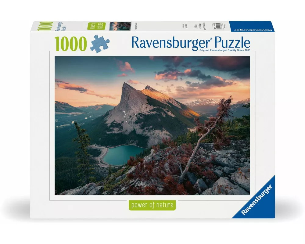 Erwachsenenpuzzle 1000 Teile - Abends in den Rocky Mountains