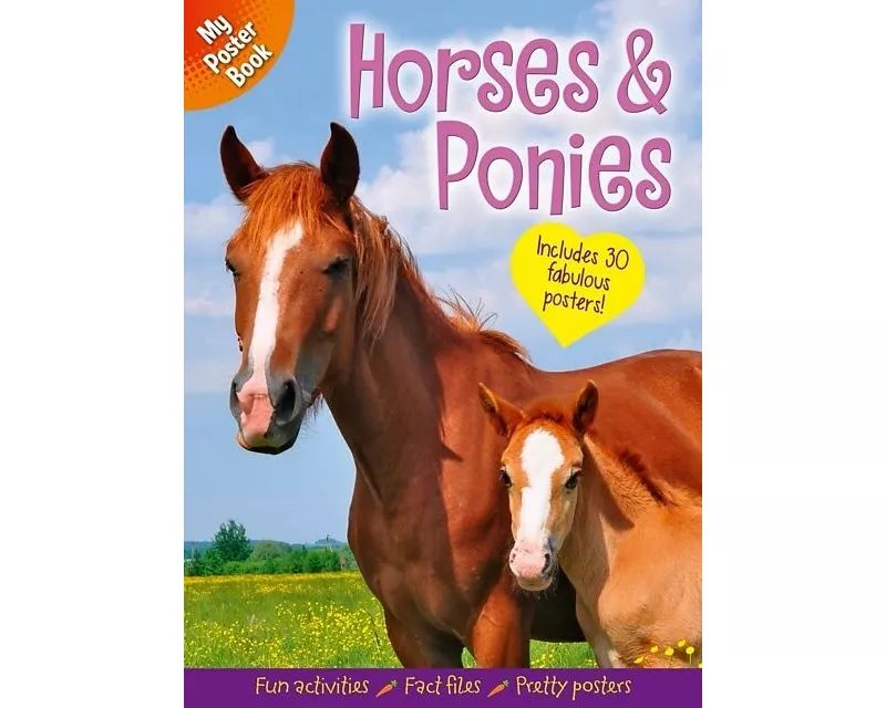 My Poster Book: Horses & Ponies
