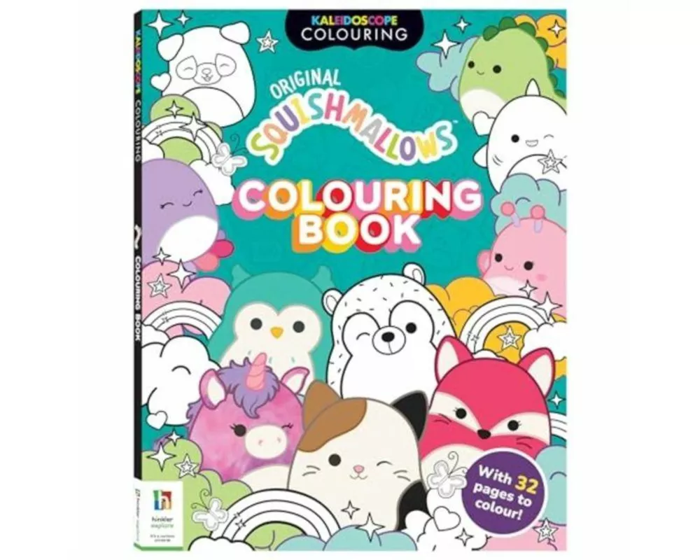 Kaleidoscope Squishmallows Feelin' Mallow Colouring Book