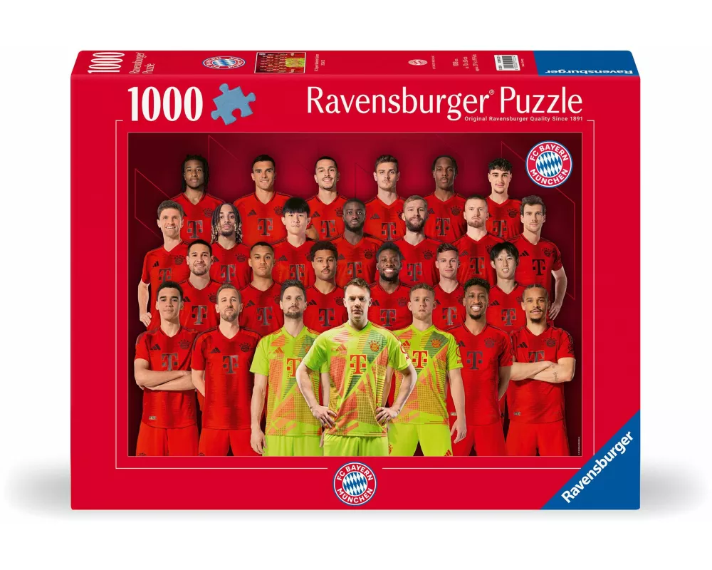Erwachsenenpuzzle 1000 Teile - FC Bayern München Saison 2024/25
