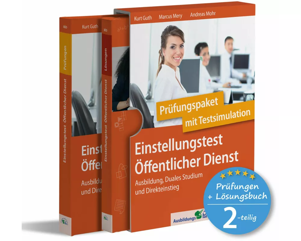 Einstellungstest Öffentlicher Dienst: Prüfungspaket mit Testsimulation