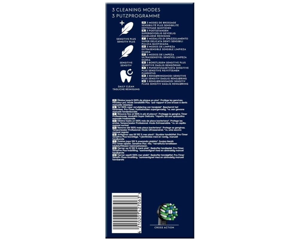 Oral-B Elektrische Zahnbürste Vitality Pro D103 Schwarz 3 Modi