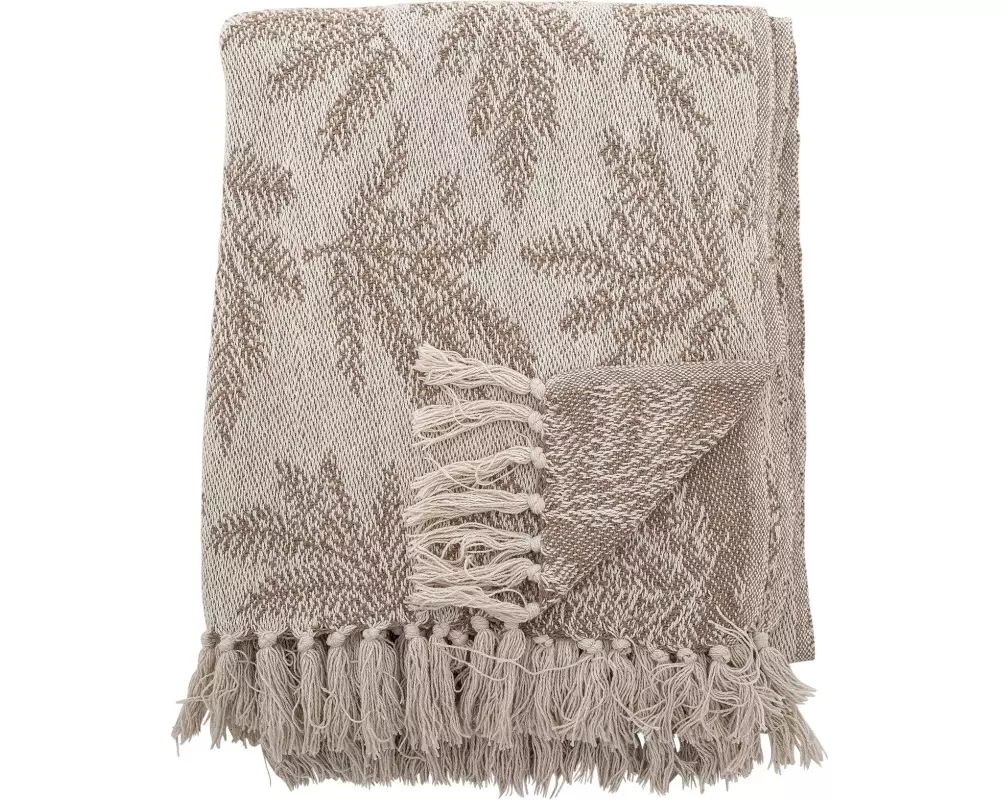 Bloomingville Decke Gabriela 130 x 160 cm, Braun