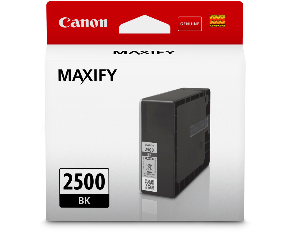 CANON Tintenpatrone schwarz PGI-2500BK MAXIFY MB5050/MB5350 1000 S.