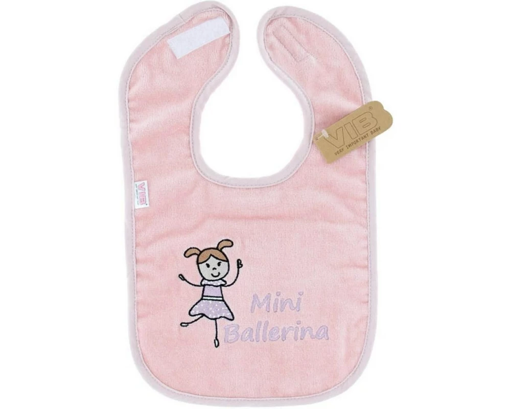 Very Important Baby Lätzchen Mini Ballerina Rosa 38 x 22 cm