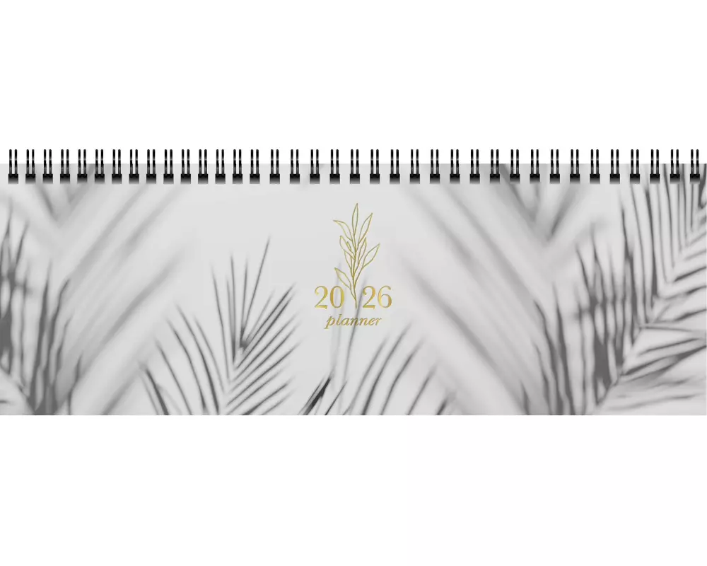 rido idé Tisch-Querkalender Design Line 2026 Cloudy 297 x 105 mm