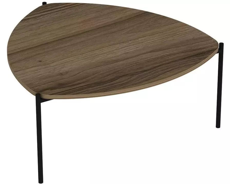 Woody Fashion Couchtisch Lenny 90 x 40 cm, Braun