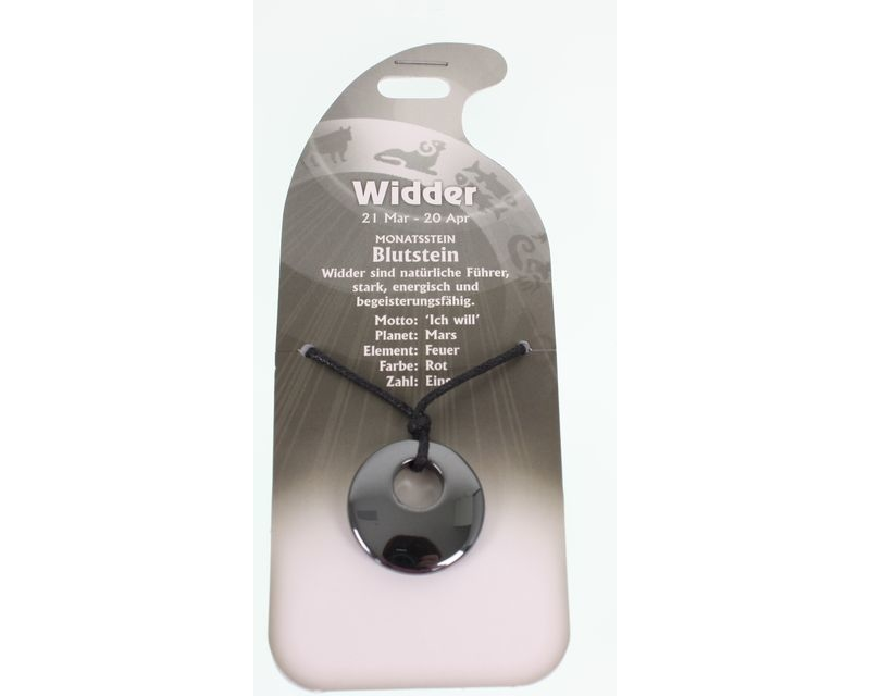 ROOST Halsband Widder G249 Blutstein
