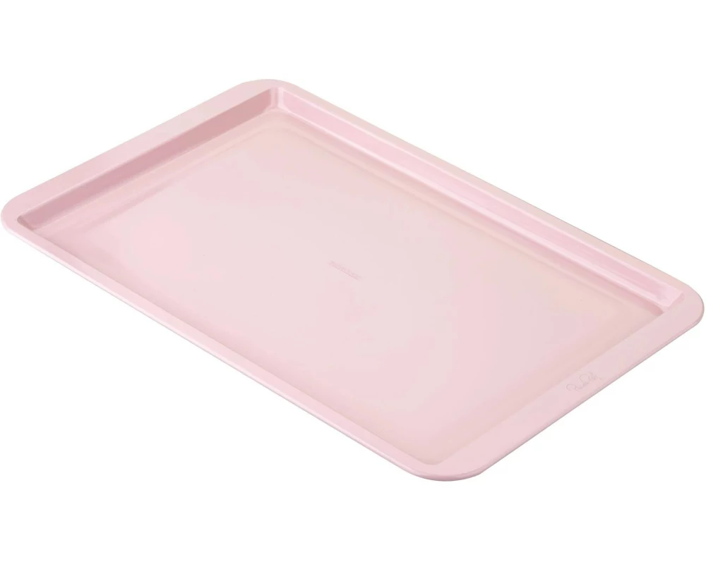Fackelmann Backblech Back- und Plätzchenblech 43 x 28 cm, Pastellrosa
