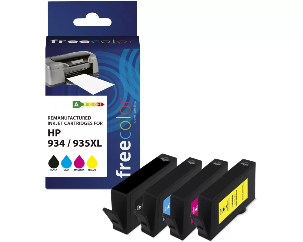 Freecolor Tinte HP No. 934/935 XL Multipack Color