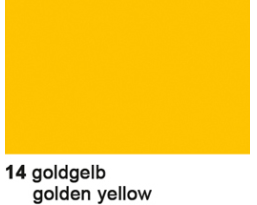 URSUS Seidenpapier 50x70cm 4652214 goldgelb 25 Bogen
