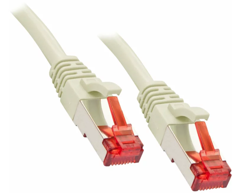LINDY Patch Cable, Cat6, S/FTP, RJ45-RJ45, 3m, grey